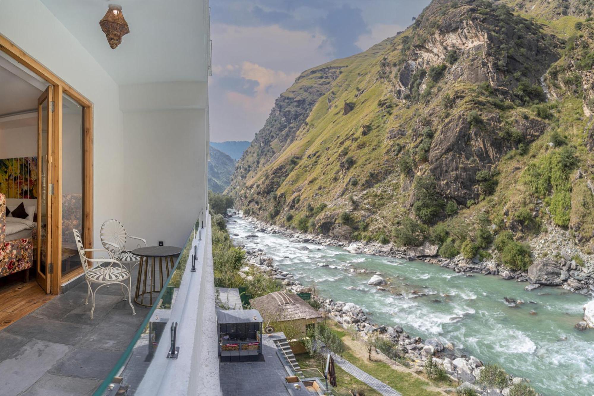 Echor Palm Bliss Riverside Resort & Spa Kasol Luaran gambar