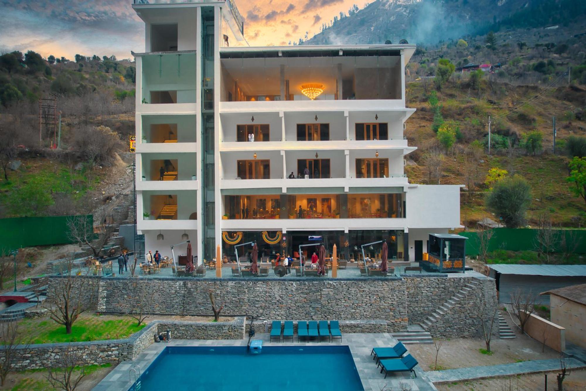 Echor Palm Bliss Riverside Resort & Spa Kasol Luaran gambar