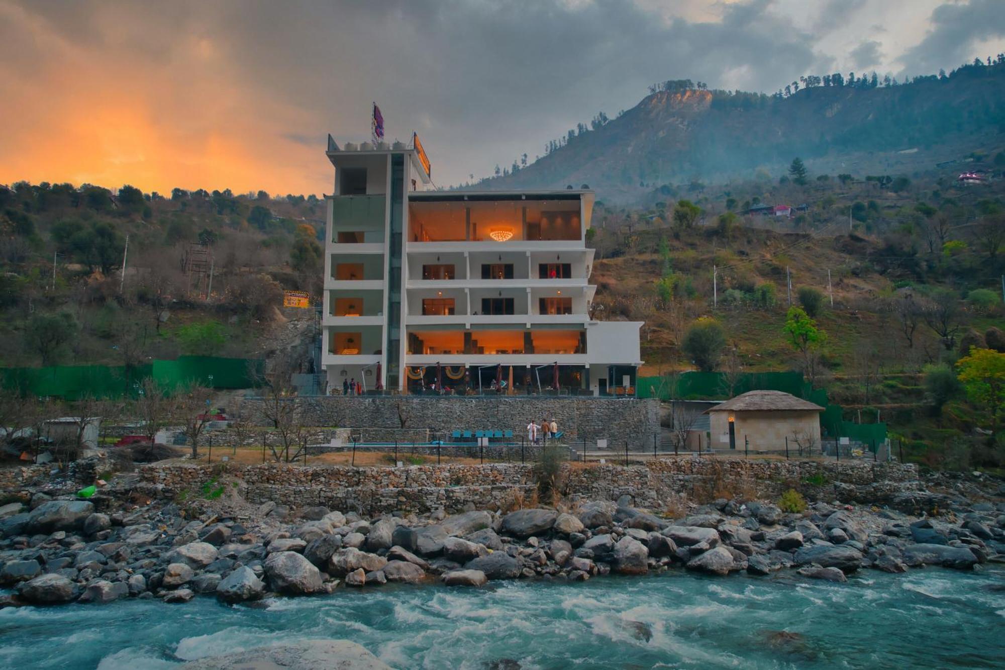 Echor Palm Bliss Riverside Resort & Spa Kasol Luaran gambar