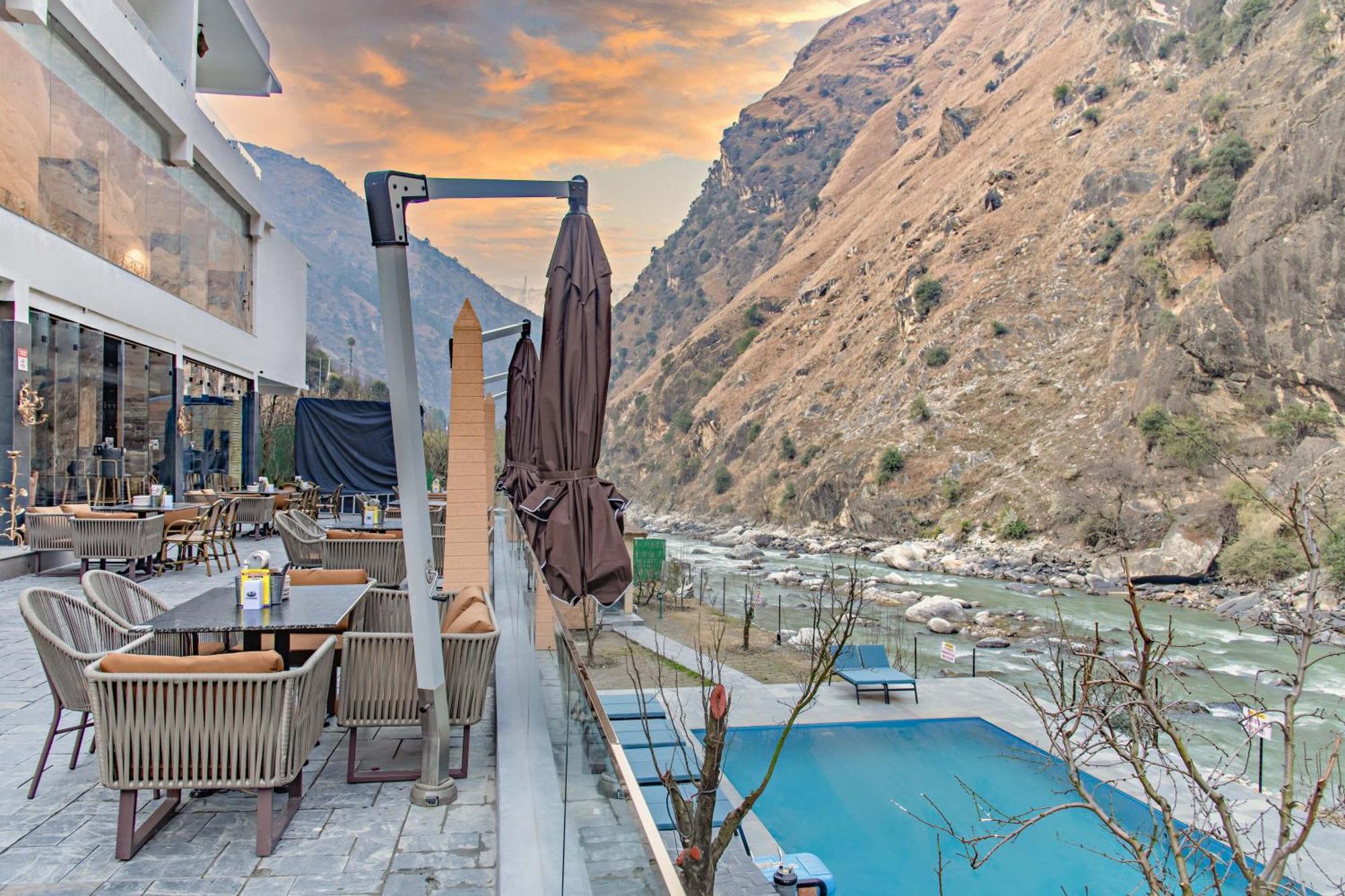 Echor Palm Bliss Riverside Resort & Spa Kasol Luaran gambar