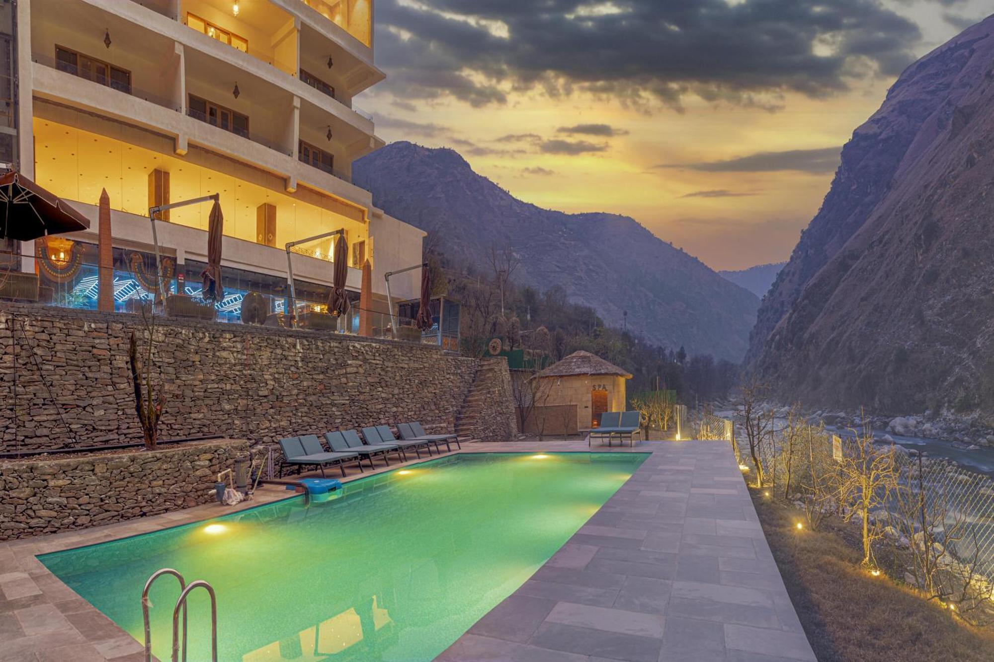 Echor Palm Bliss Riverside Resort & Spa Kasol Luaran gambar